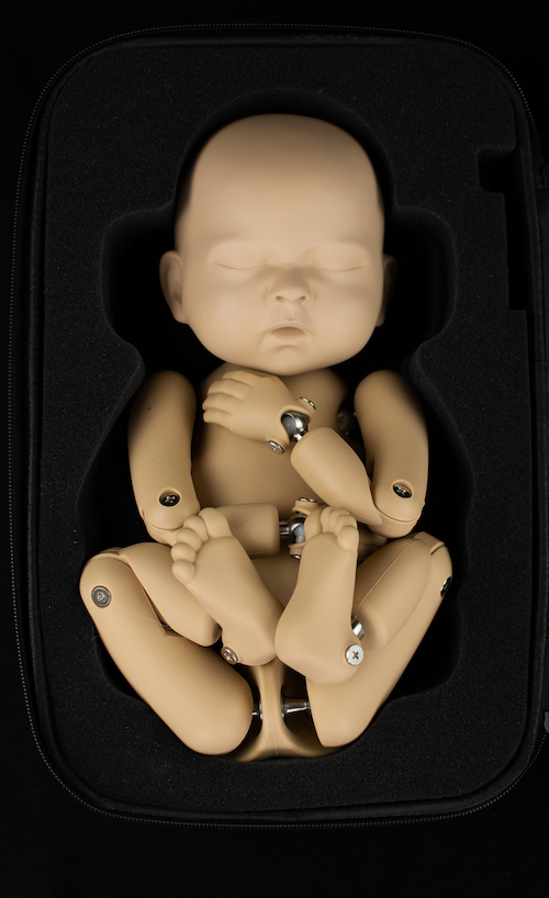 StandInBaby im Koffer